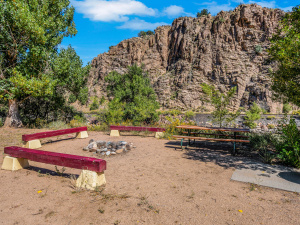 Rocky Mountains and River Frontage