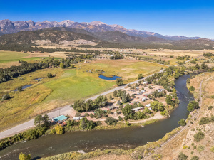 Rocky Mountains and River Frontage