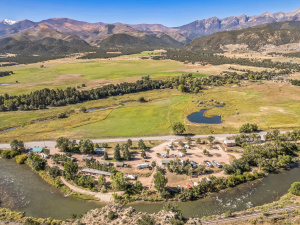 Rocky Mountains and River Frontage