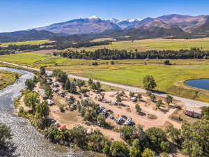 Rocky Mountains and River Frontage