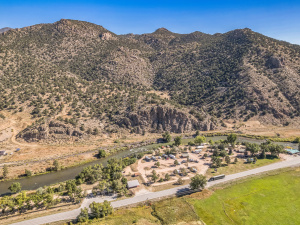 Rocky Mountains and River Frontage