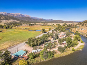 Rocky Mountains and River Frontage