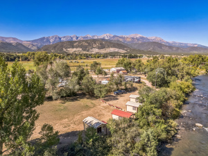 Rocky Mountains and River Frontage